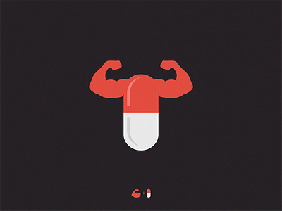 gym / biceps / pill