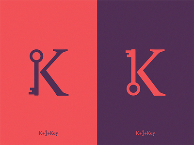 key letter K icon logo sign symbol
