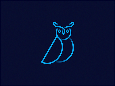Owl icon logo sign symbol