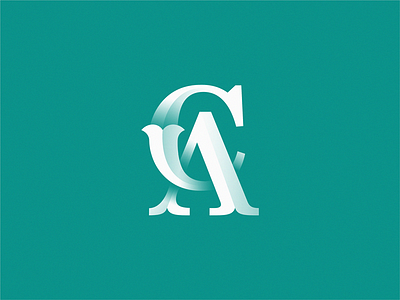 CA icon letter logo