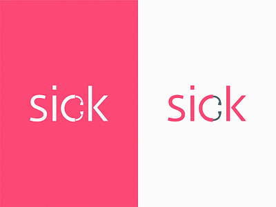 Sick icon illustration logo symbol