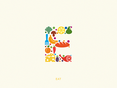 Eat  letter E