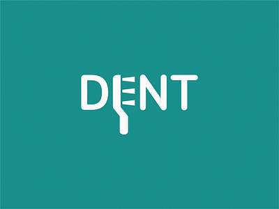 Dent icon illustration logo symbol