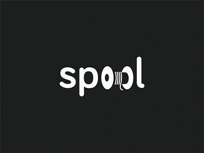 Spool brand design icon logo