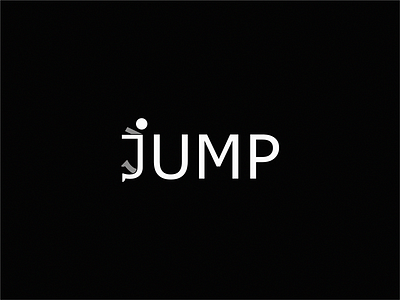 Jump brand design icon logo