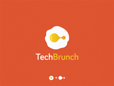 Tech Brunch brand design icon logo