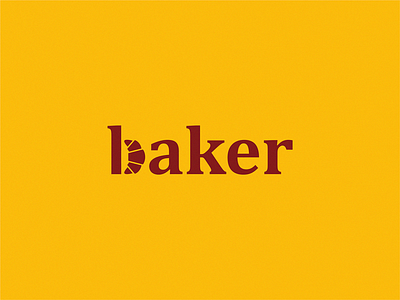 Baker brand design icon logo