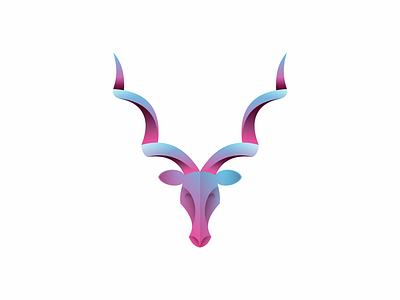 Antelope brand design icon logo