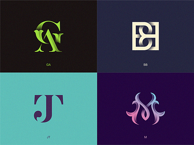 Monogram & Letters vol.2 brand design icon logo