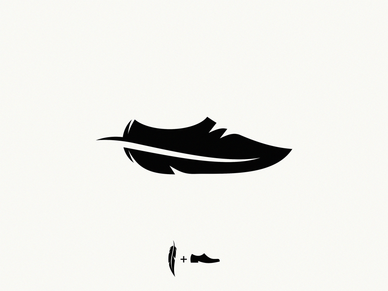 shoes / logo idea by Yuri Kart on Dribbble