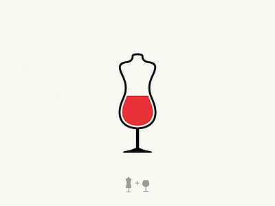 wine fashion brand design icon logo yuro