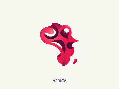 Africa brand design icon logo yuro