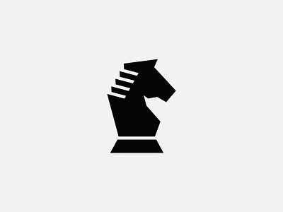 horse + stairs brand design icon logo yuro