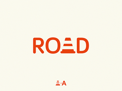 Road brand design icon logo yuro