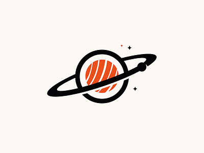 sushi space brand design icon logo yuro