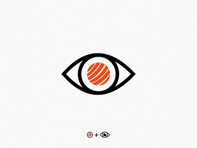 sushi + eye / logo idea brand design icon logo yuro