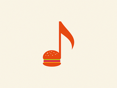 Dj Burger brand design icon identity logo sign symbol