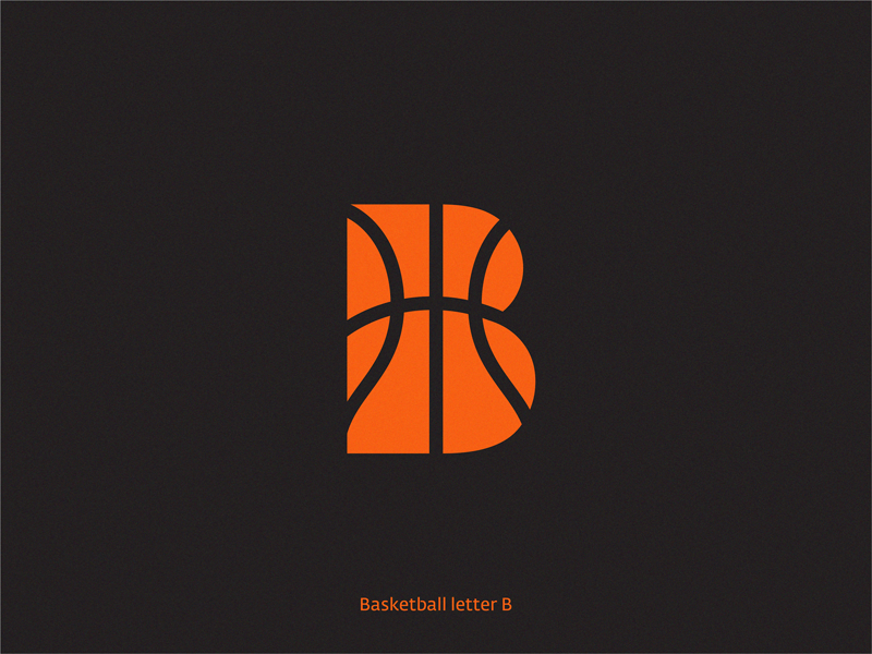 Basketball Letter B By Yuri Kart On Dribbble