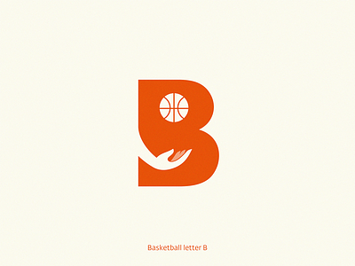 Basketball letter B