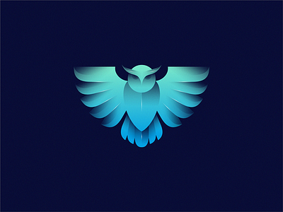 Owl branding design illustration logo symbol