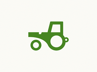 Whistle + Traktor / football lawn grass brand design icon logo symbol