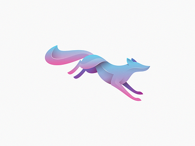 Fox brand design icon illustration logo symbol