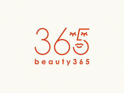 Beauty 365 / natural cosmetics shop brand design icon identity illustration logo sign symbol yuro