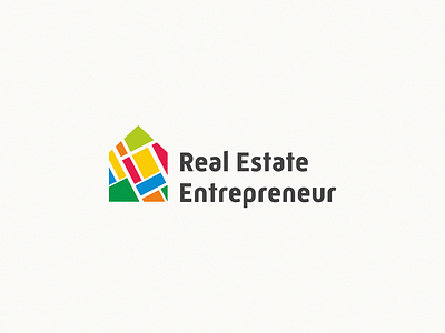 Real Estate brand estate icon logo map real symbol