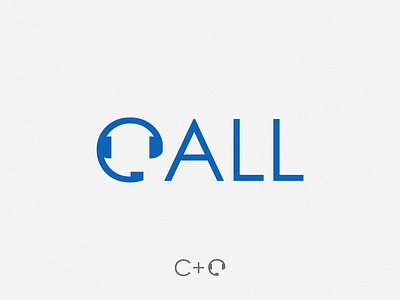 Call brand call design icon illustration logo symbol yuro