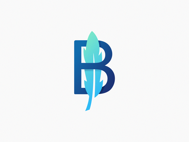 Feather + B / Logo Idea By Yuri Kartashev On Dribbble