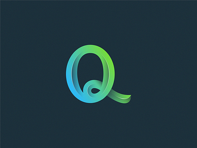 Q art brand branding design icon identity letter logo monogram q sign symbol typography