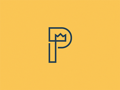 Prince letter P / logo idea brand branding design icon identity letter logo monogram prince sign symbol yuro