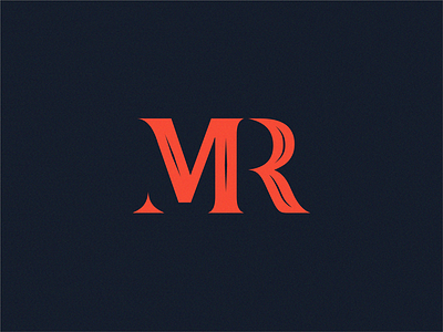 MR brand branding design icon identity letter logo monogram sign symbol yuro