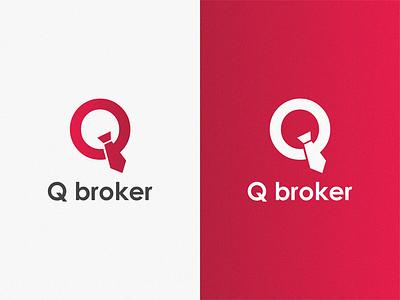 Q broker / logo idea broker q