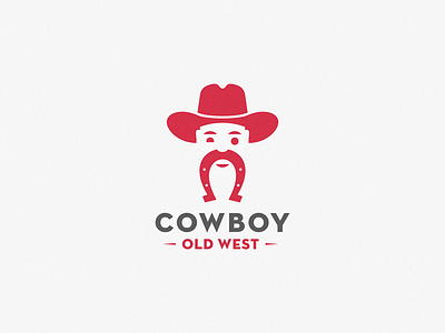 cowboy brand design icon identity illustration letter logo sign symbol yuro