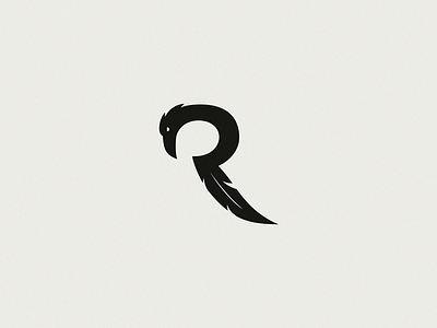 Raven letter R
