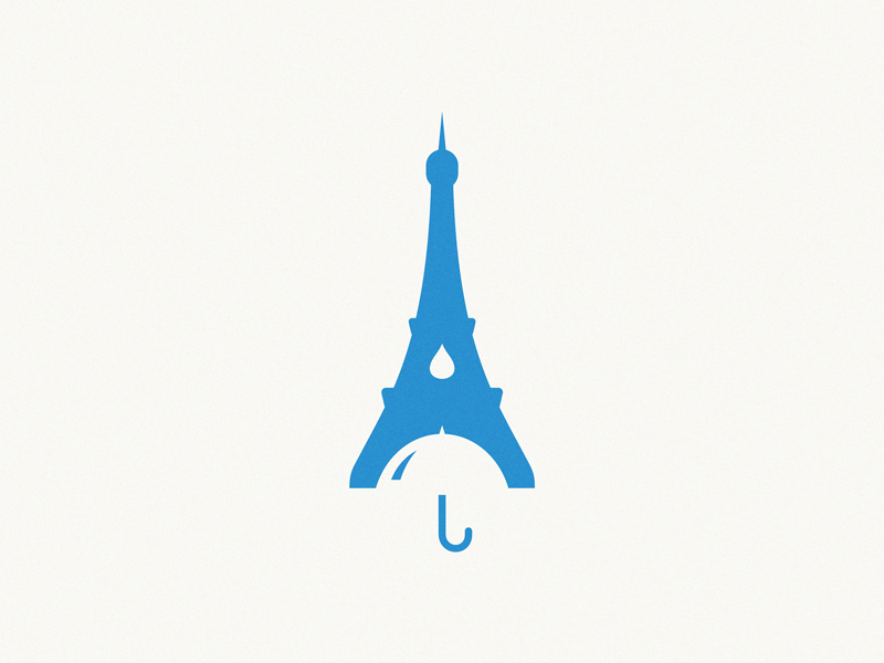 french umbrella by Yuri Kart on Dribbble
