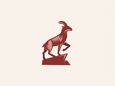 goat animal brand design goat icon identity illustration logo sign symbol yuro