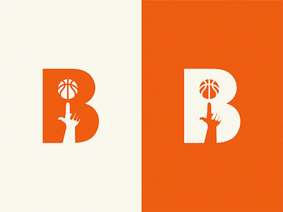 Basketball letter B