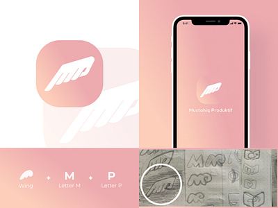 Mustahiq Produktif - Mobile App Logo Design