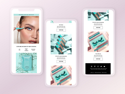 Email design/ lash cosmetic store