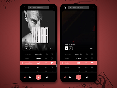 Music player Mobile App