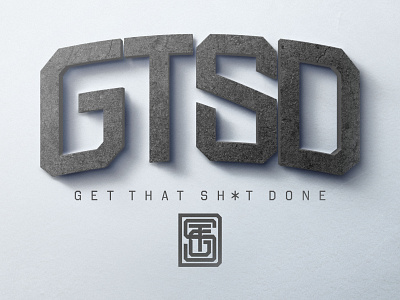 Get That SH*T Done. apparel branding chicago clothing design logo typography