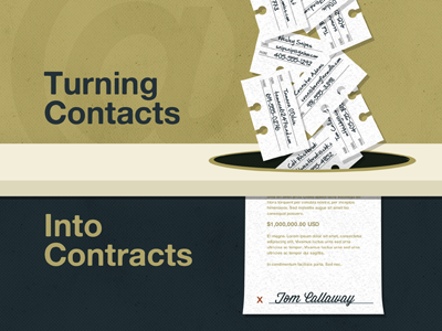 Contacts to Contracts contacts contracts