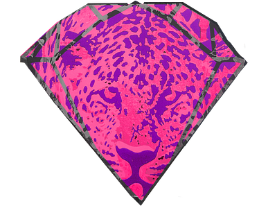 Diamond-Shaped Leopard