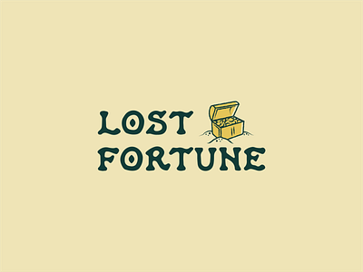 Lost Fortune bar branding campfireandco concept design icon illustration logo richmond rva vector virginia
