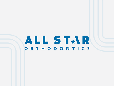 All Star Orthodontics brand reveal branding campfireandco dentist design illustration logo orthodontics richmond rva vector