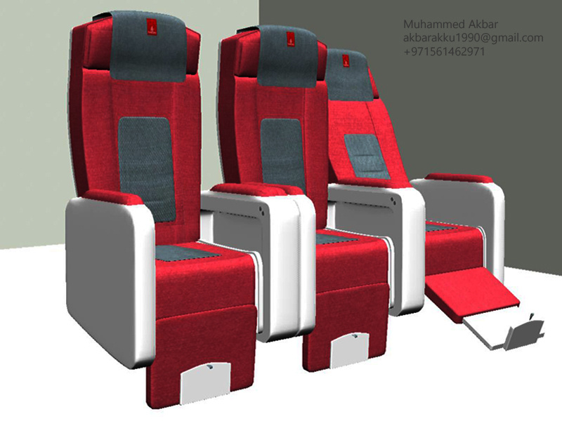 CABIN SEAT Front View by MUHAMMED AKBAR YUSUF on Dribbble