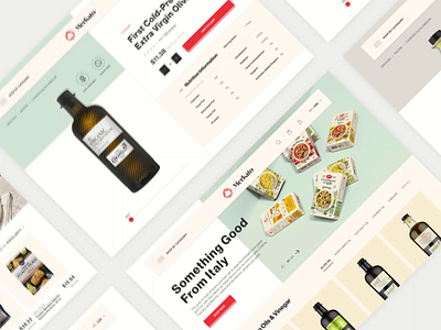 Merkato - Online Grocery Shop animation design desktop ecommerce food grocery market product shop ui ux