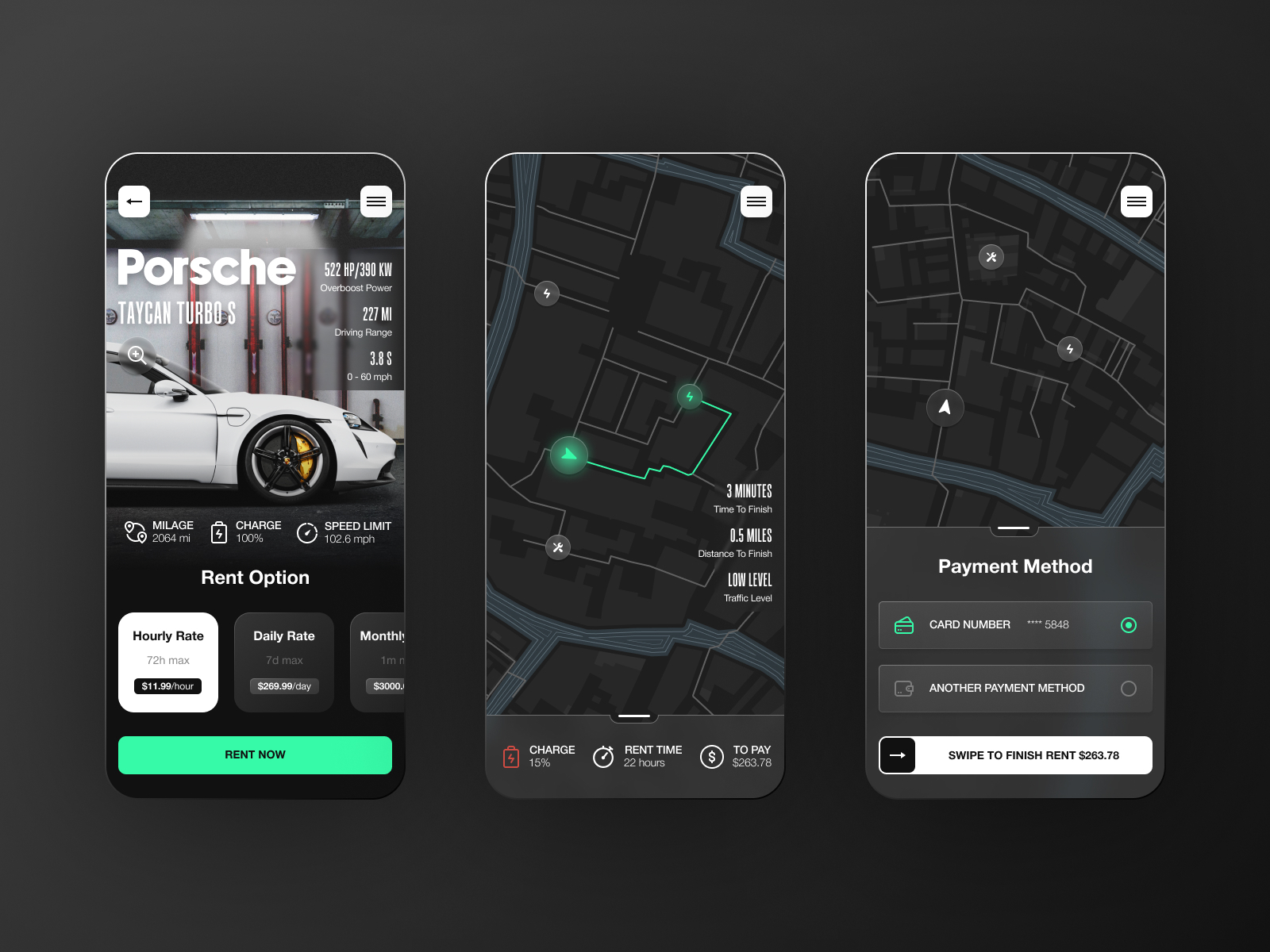 Car Rent - Mobile Application and Desktop Design by Dmitry I. for ...